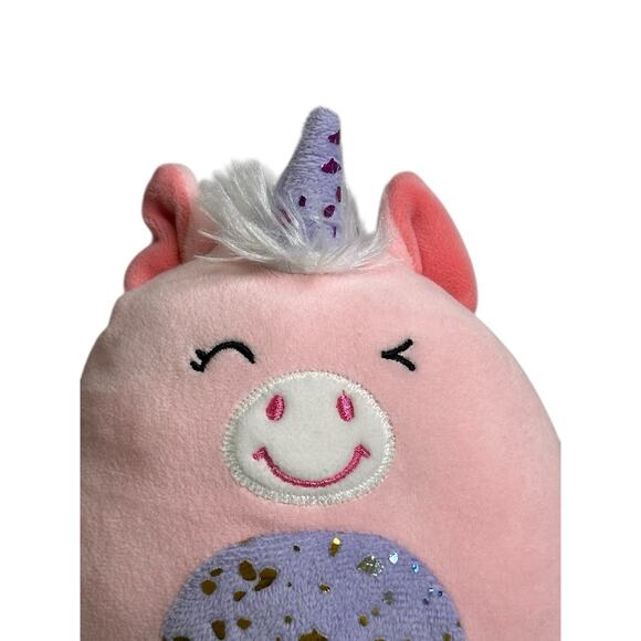 Unicorn Plush Fuzzy Friend Birthday Party Fluffy 7 in Stuffed Animal Plush Soft - Picture 3 of 6